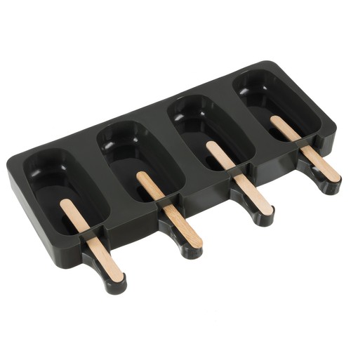 Silikona Veidne Forma Saldējuma Pagatavošanai + 50 Kociņi | Ruhhy Silicone Mold for Ice Cream (1)