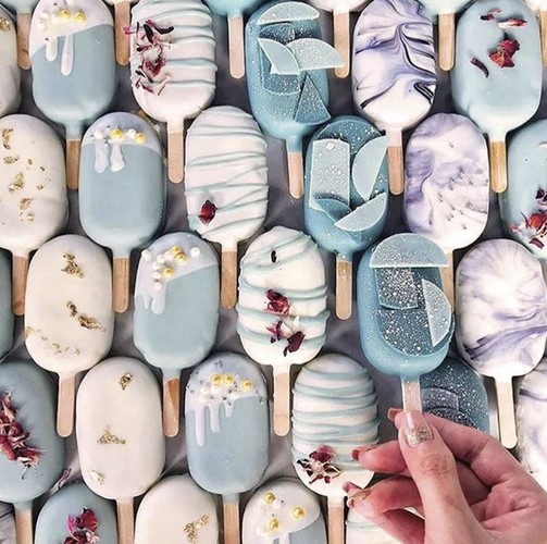 Silikona Veidne Forma Saldējuma Pagatavošanai + 50 Kociņi | Ruhhy Silicone Mold for Ice Cream (4)