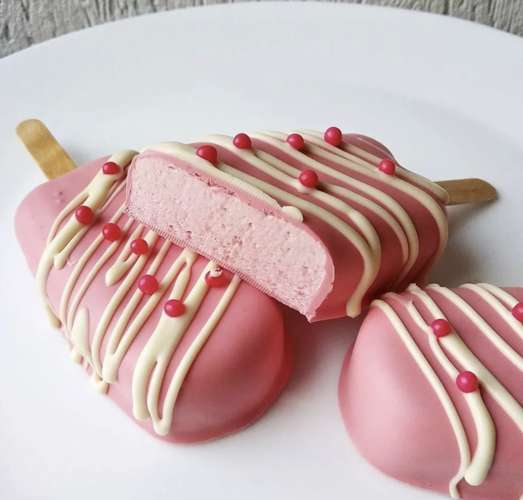 Silikona Veidne Forma Saldējuma Pagatavošanai + 50 Kociņi | Ruhhy Silicone Mold for Ice Cream (7)