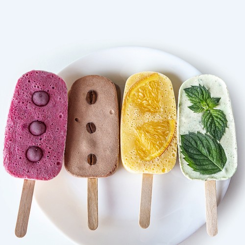 Silikona Veidne Forma Saldējuma Pagatavošanai + 50 Kociņi | Ruhhy Silicone Mold for Ice Cream (9)