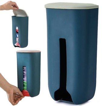 Maisiņu Organizators, Virtuves Konteiners, Pie Sienas Piestiprināms | Bag Organizer, Wall-Mounted Kitchen Container for Carrier Bags
