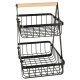 Metāla Grozs Turētājs Augļiem un Dārzeņiem, 29 cm | Metal Basket Holder for Fruits and Vegetables