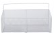 Piekaramais grozs metāla organizators piekaramais plaukts virtuve balts | Hanging basket metal organizer hanging...