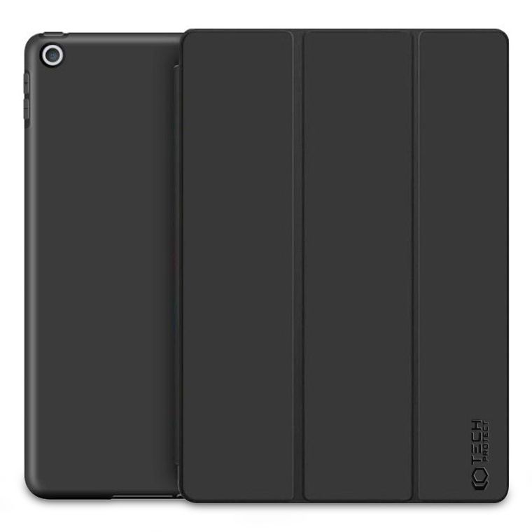 Apple iPad 10.2" 2019 / 2020 / 2021 Trifold Tech-Protect SmartCase Protective Cover Case, Black | Planšetes Vāciņš Maciņš Apvalks Grāmatiņa