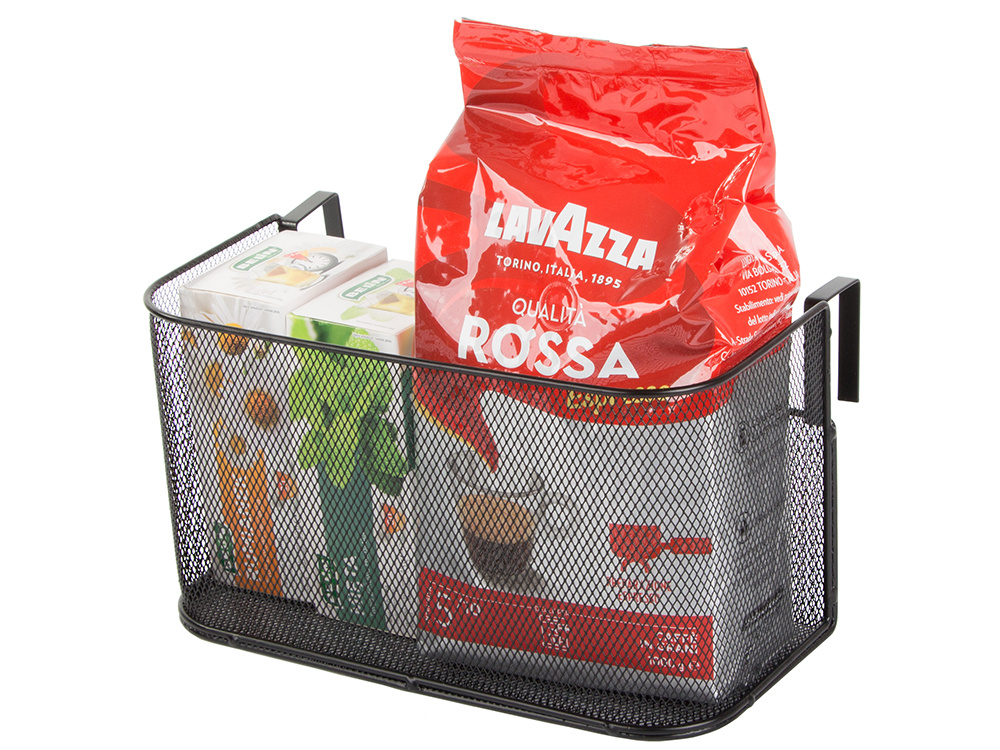 Uz durvīm iekārts metāla grozu organizētājs virtuves piekaramais plaukts | Basket basket metal organizer hanging... (1)