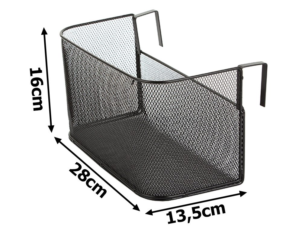 Uz durvīm iekārts metāla grozu organizētājs virtuves piekaramais plaukts | Basket basket metal organizer hanging... (2)