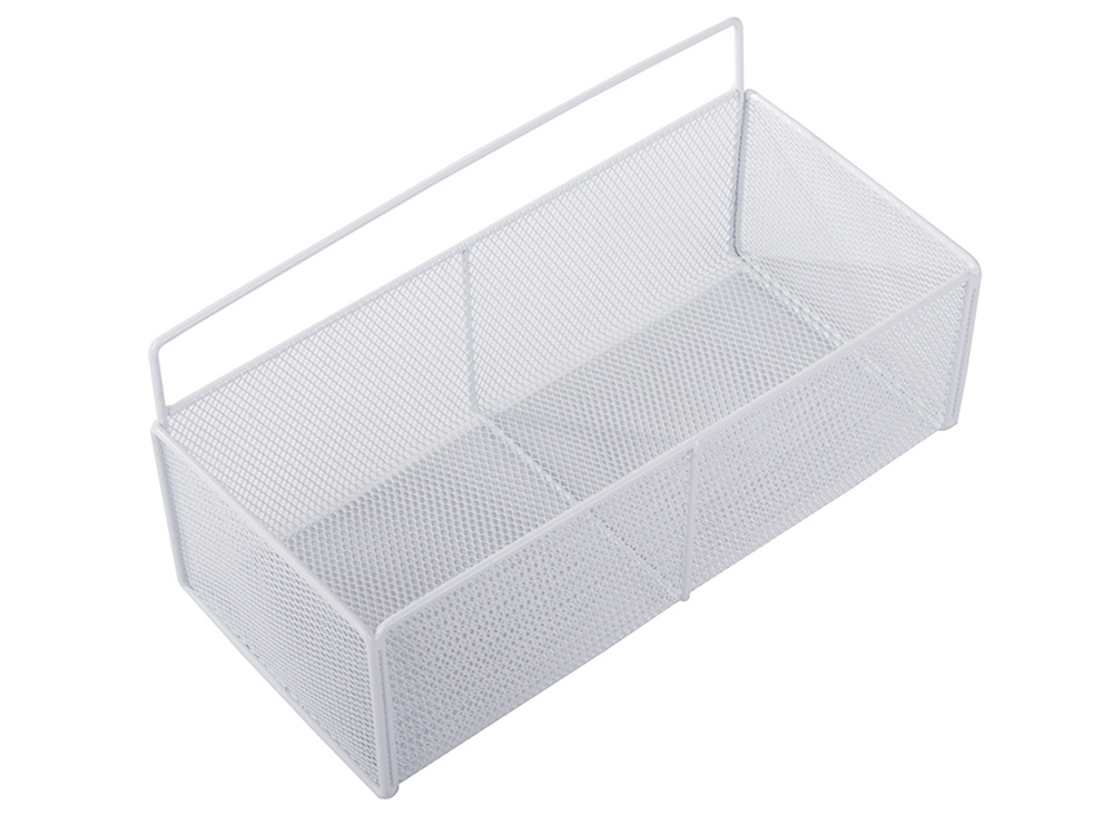 Piekaramais grozs metāla organizators piekaramais plaukts virtuve balts | Hanging basket metal organizer hanging... (0)
