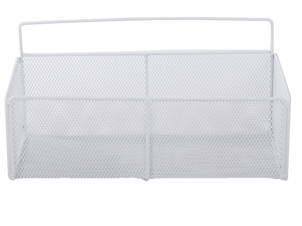 Piekaramais grozs metāla organizators piekaramais plaukts virtuve balts | Hanging basket metal organizer hanging... (1)