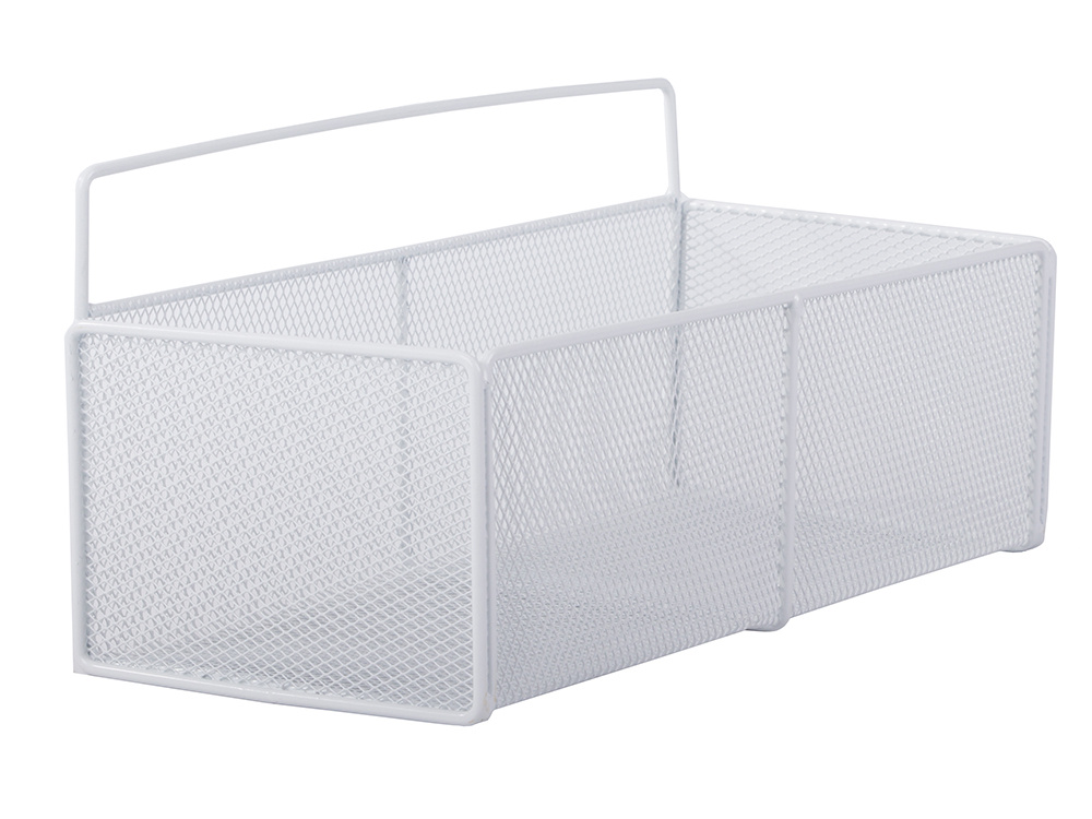 Piekaramais grozs metāla organizators piekaramais plaukts virtuve balts | Hanging basket metal organizer hanging... (2)