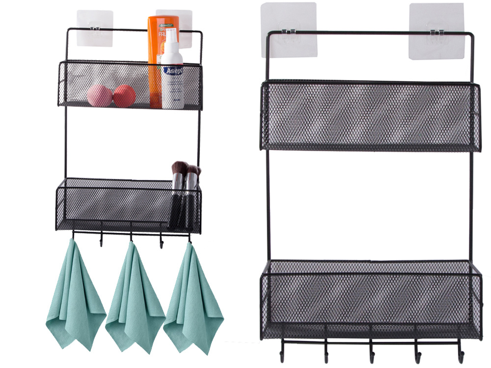 Metāla organizators piekaramais plaukts virtuves vannas istabas pakaramais | Metal organizer hanging shelf kitchen for... (0)