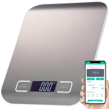 Gudrie elektroniskie virtuves svari 5kg/1g ar LCD displeju