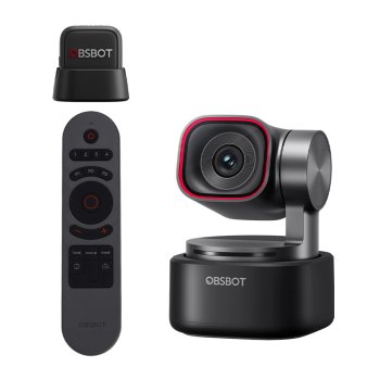 4K Tīmekļa kamera OBSBOT Tiny 3 Mic Combo ar mikrofonu un pulti
