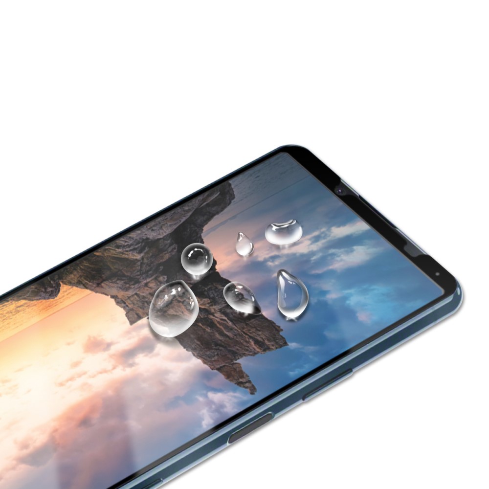 Sony Xperia 5 II AMORUS Tempered Glass Screen Protector | Ekrāna Aizsargstikls Melns Pilna Pārklājuma (1)