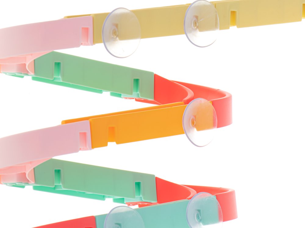 Bērnu Vannas Ūdens Rotaļu Slidkalniņš ar Pīlēm | Kids Bath Toy Water Slide with Ducks (6)