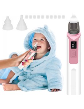 Elektriskais bērnu deguna aspirators, Rozā | Electric Nasal Aspirator for Baby