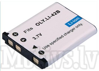 Akumulators Olympus Li-40B/Li-42B, Nikon EN-EL10, NP-45 D-Li63 NP-80 Klic-7006, 740mAh