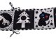 Bērnu Mīksta Auduma Maņu Sensora Pieskāriena Grāmata, Mārīte | Kids Baby Soft Fabric Sensory Book, Ladybug