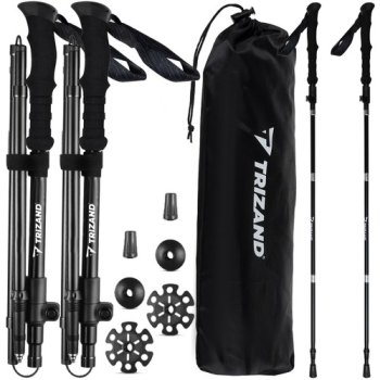 Trekinga nūjas + piederumi 2 gab. Trizand 24396 | Trekking Poles with Accessories