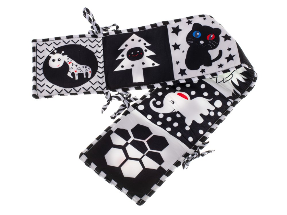 Bērnu Mīksta Auduma Maņu Sensora Pieskāriena Grāmata, Mārīte | Kids Baby Soft Fabric Sensory Book, Ladybug (1)