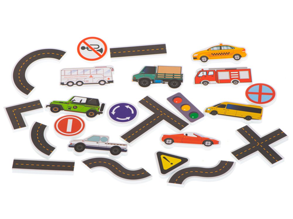 Bērnu Vannas Ūdens Rotaļlietas Ceļš Pilsēta Automašīnas | Baby Bath Water Toys Road City Cars (1)