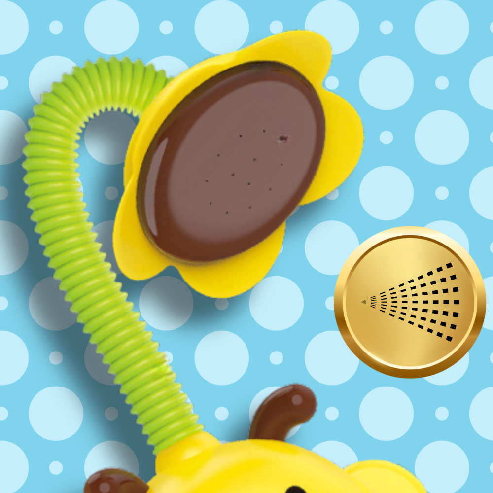 Vannas rotaļlieta strūklaka Saulesspuķe un Bite bērniem (3)