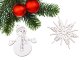 Koka Ziemassvētku Eglīšu Rotājumi, Piekariņi, Svētku Dekori, 20 gab. | Wooden Christmas Tree Decorations,...