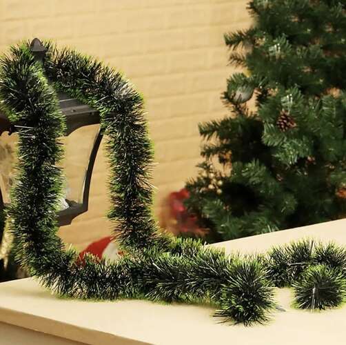 Ziemassvētku Eglīšu Virtene - Zaļa 6m Ruhhy 22308 | Christmas Tree Garland (1)