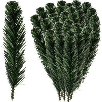 Mākslīgie egļu zari dekorācijām 21cm, 40 gab. - Ruhhy 22512