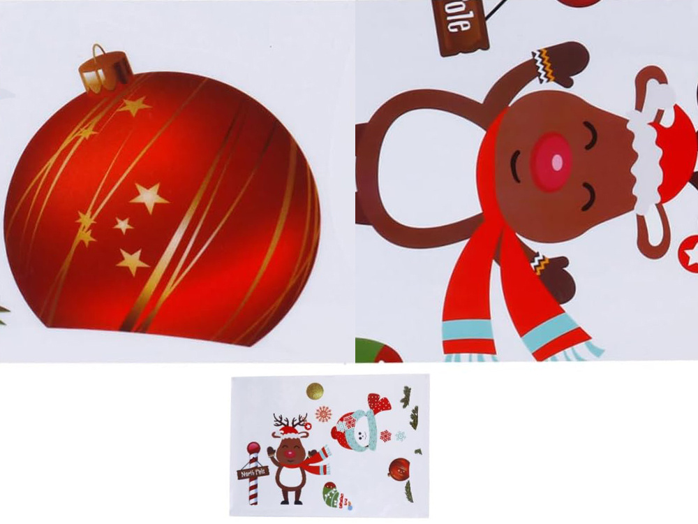 Ziemassvētku Logu Uzlīmes (3)