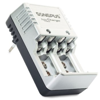 AA (R6) / AAA (R3) / 9V Ni-Mh Ni-Cd Pirkstiņu Akumulatoru Bateriju Lādētājs | Battery Charger