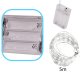 LED Ziemassvētku Gaismas Spuldzīšu Virtene 5m, 50 LED, Auksti Balta | LED Christmas Fairy String Lights 5m, 50 LED,...