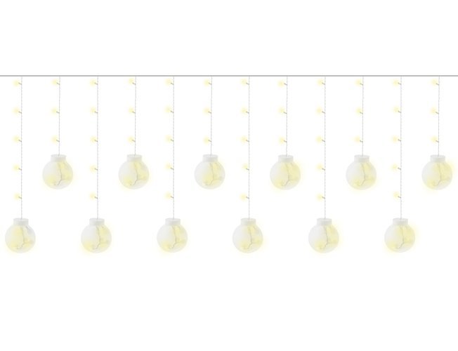 Ziemassvētku Virtene Dārza Dekorācijas Apgaismojums 108 LED Lampiņas Spuldzes IP44, Silti Baltas | Christmas Lights... (1)