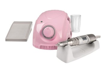 Manikīra un pedikīra aparāts, nagu frēze Saeyang Marathon 3 Champion Pink + H200 45 W, ar pēdas pedāli