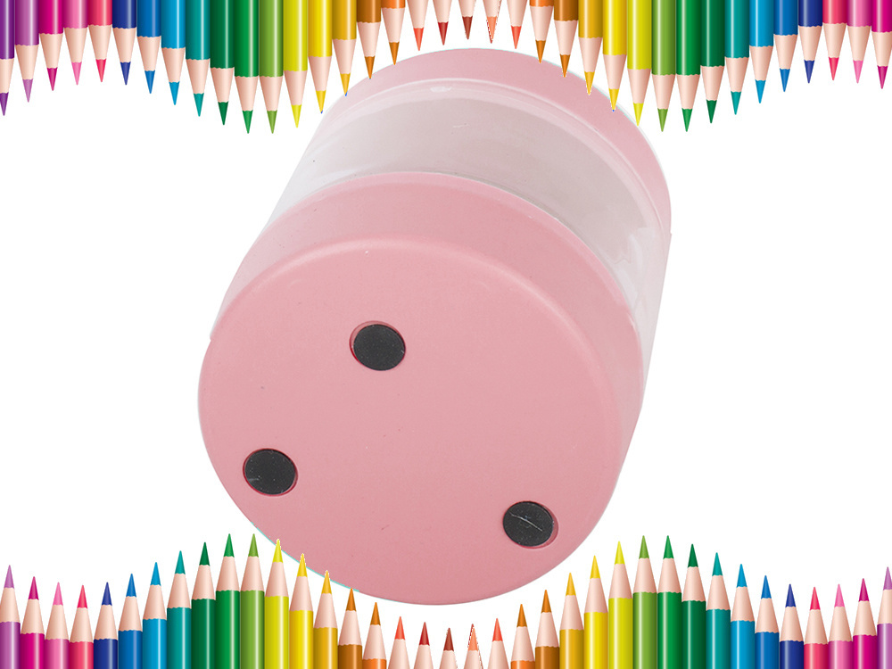 Elektriskais zīmuļu asināmais ar akumulatoru bērniem USB, Rozā (3)