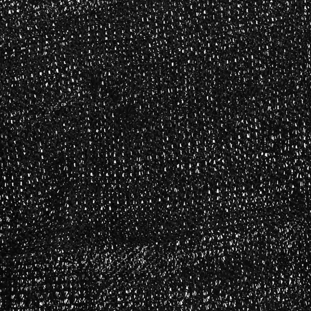 Balkona aizsargekrāns ar stiprinājumiem, PVC siets, 105x500 cm, UV aizsardzība, melna (1)