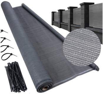 Privātuma Ekrāns Žogs Ēnošanas Siets Dārzam 95% 25m | Garden Shade Net