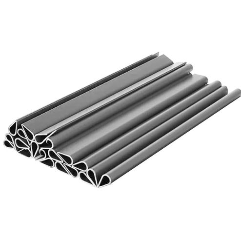 Lente (lamiles) pītajiem un paneļu žogiem, Privātuma ekrāns balkonam un terasei - 19cm x 35m, Pelēks | PVC... (5)