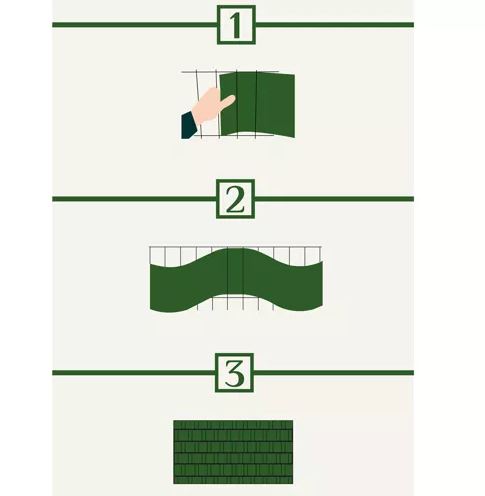 Lente (lamiles) pītajiem un paneļu žogiem, Privātuma ekrāns balkonam un terasei - 19cm x 35m, Melns | PVC Privacy... (8)