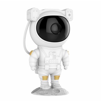 Astronauta projektors zvaigžņu un galaktiku naktslampa Telcon, balts
