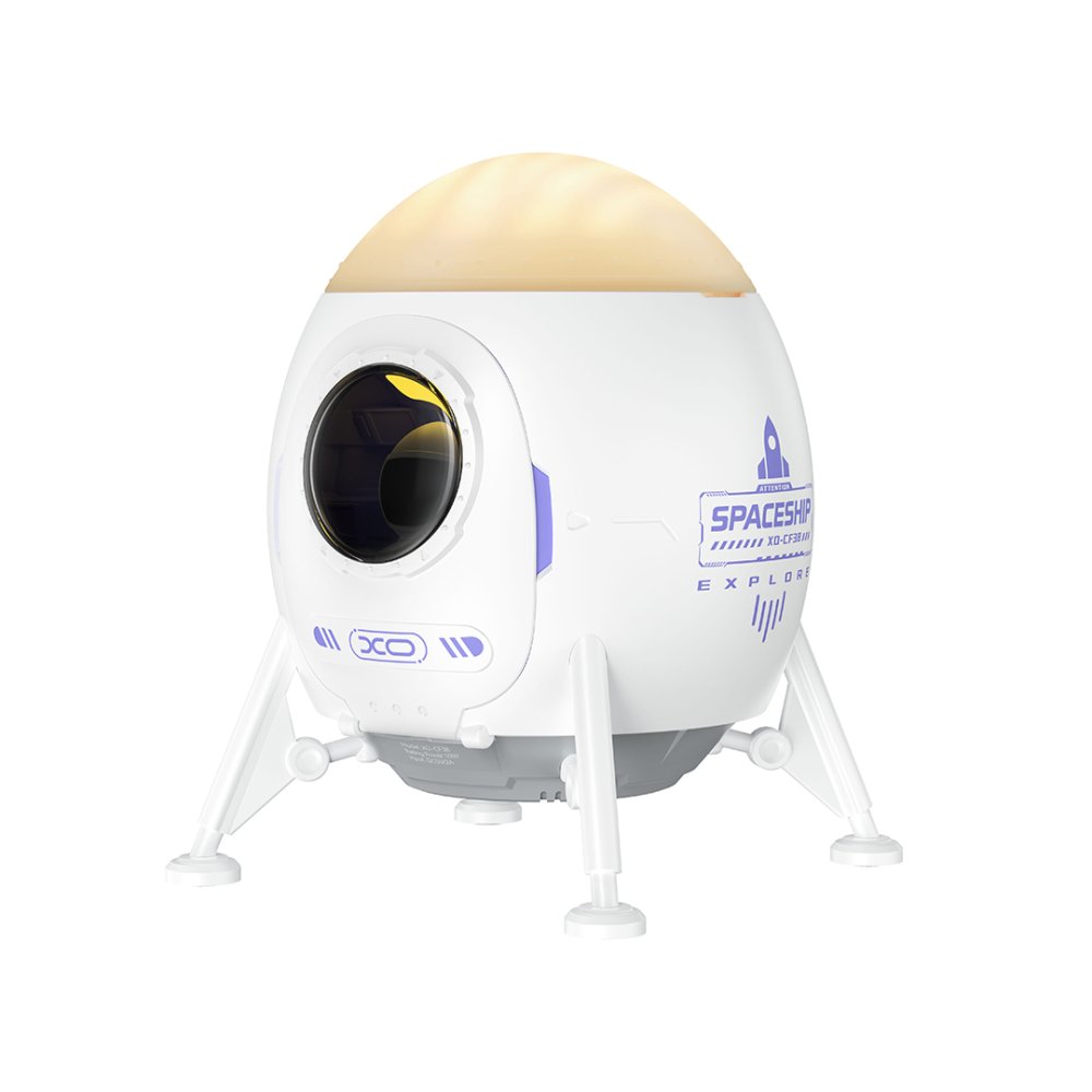 Zvaigžņu projektors XO CF38 ar Bluetooth skaļruni, balts (0)