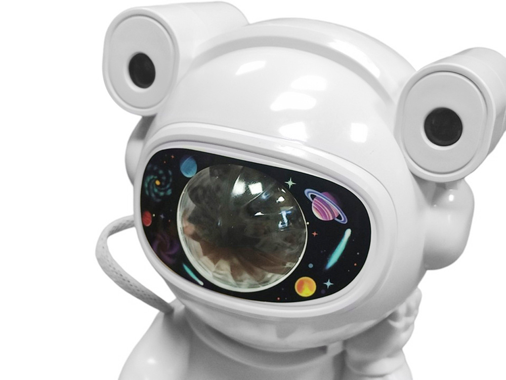 Zvaigžņu projektors Astronauts, naktslampiņa bērniem ar pulti un Bluetooth (1)